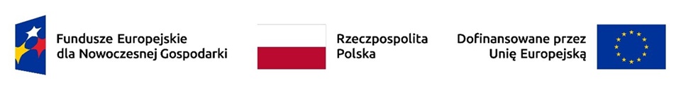 Logo Fundusze europejskie dla nowoczesnej gospodarki