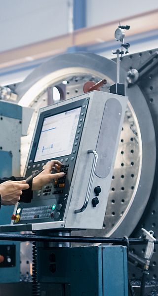 Obraz Nowoczesny park maszynowy